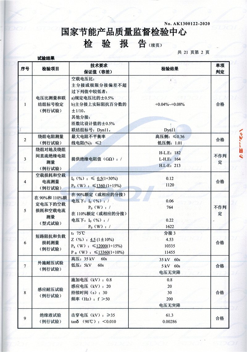 高低压试验报告-S11-1250翼城翼城翼城油浸式变压器-2.jpg
